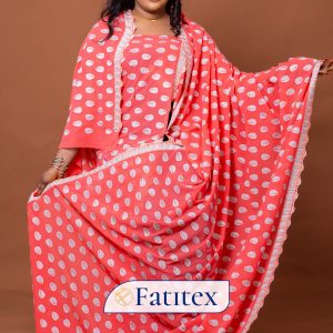 Pettaaw Cauri Rouge clair avec motifs cauris argentés